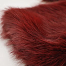 Burgundy Faux Fur Coat Vintage Long Sleeve Furry Warm Jackets Fashion Casual Women Coats 2024 Autumn High Street Lady Outerwear