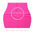 Latex Skirt sexy party mini Dress Seamless Kilt without zipper with open one round hip